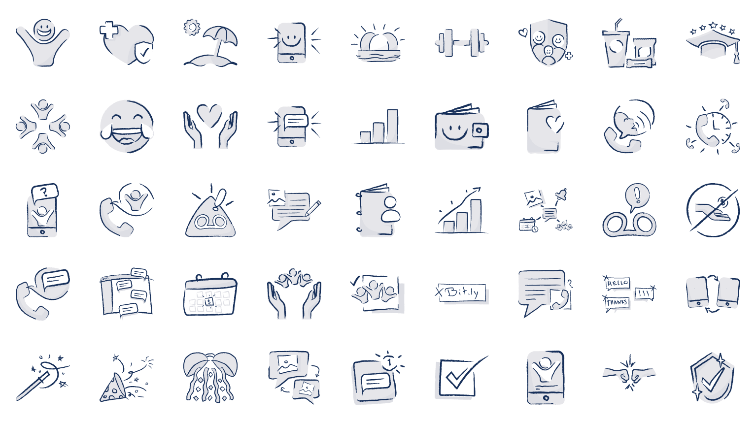 Call-em-all Icon Designs